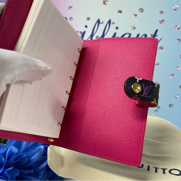 🔥RARE NWOT VUITTON MULTICOLORE NOIR AGENDA - Picture 8 of 10